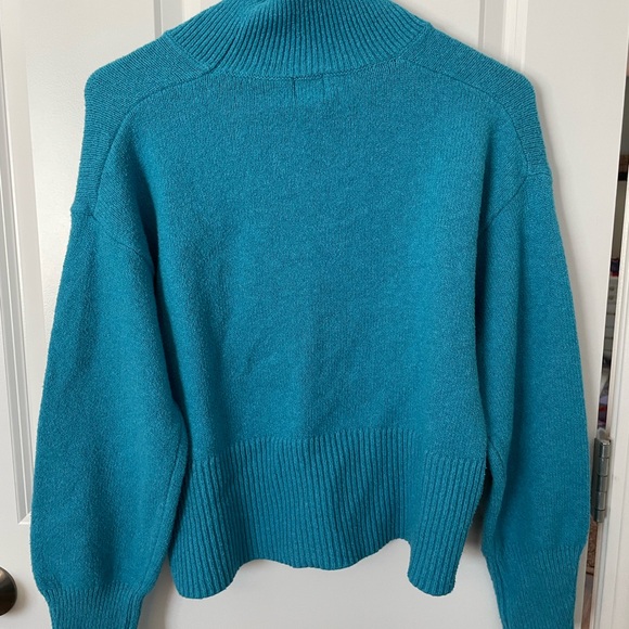 Turquoise Knit Sweater - Picture 3 of 3